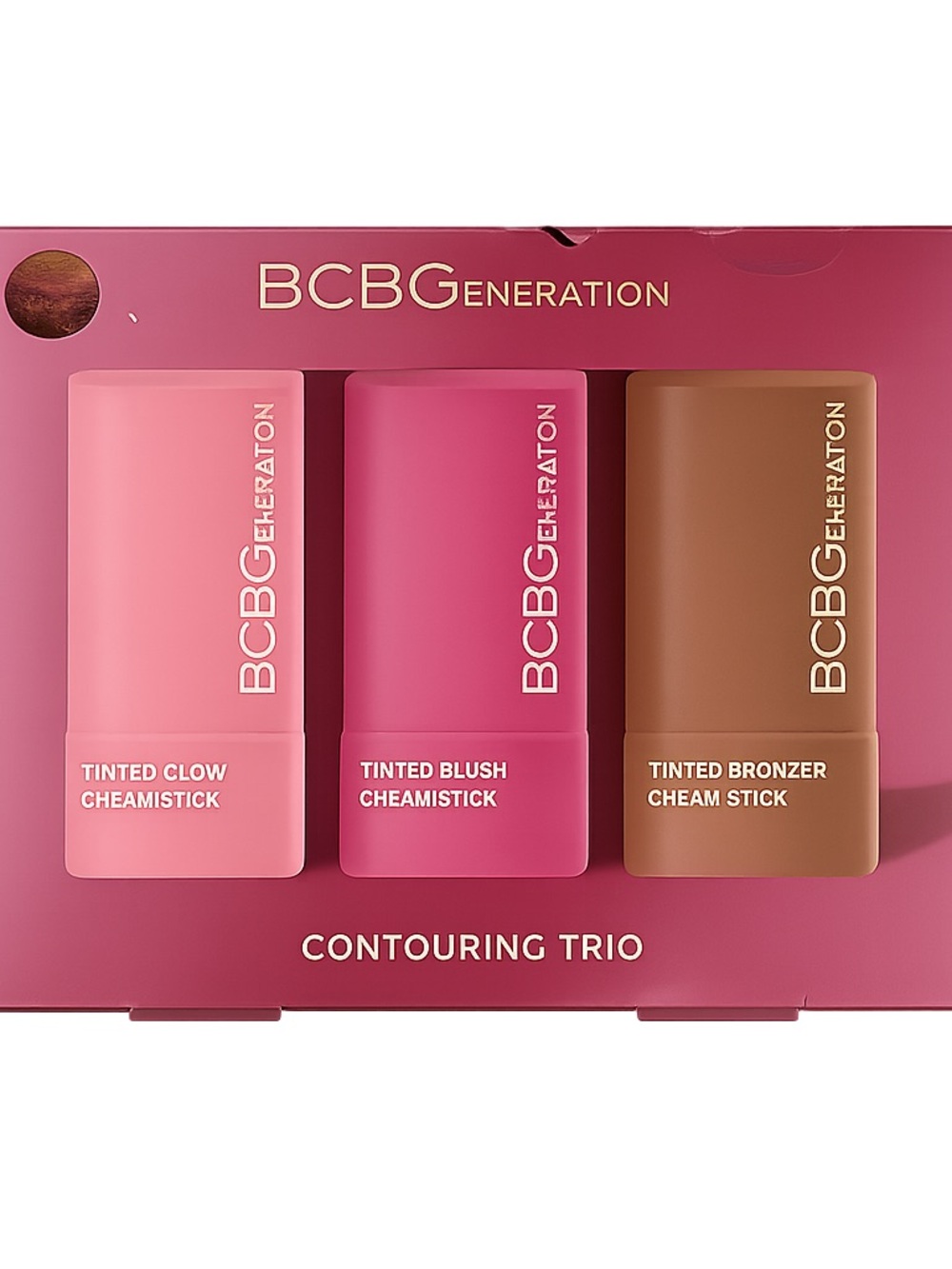 BCBGeneration Contouring Trio Cream Stick Set Blush Bronzer Highlighter NIB